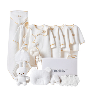 新生的儿见面礼婴儿衣服初生满月宝宝礼物刚出生礼盒套装送礼高档