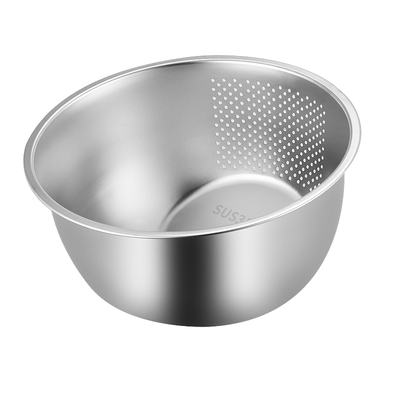 抗菌不锈钢食品级淘米沥水盆