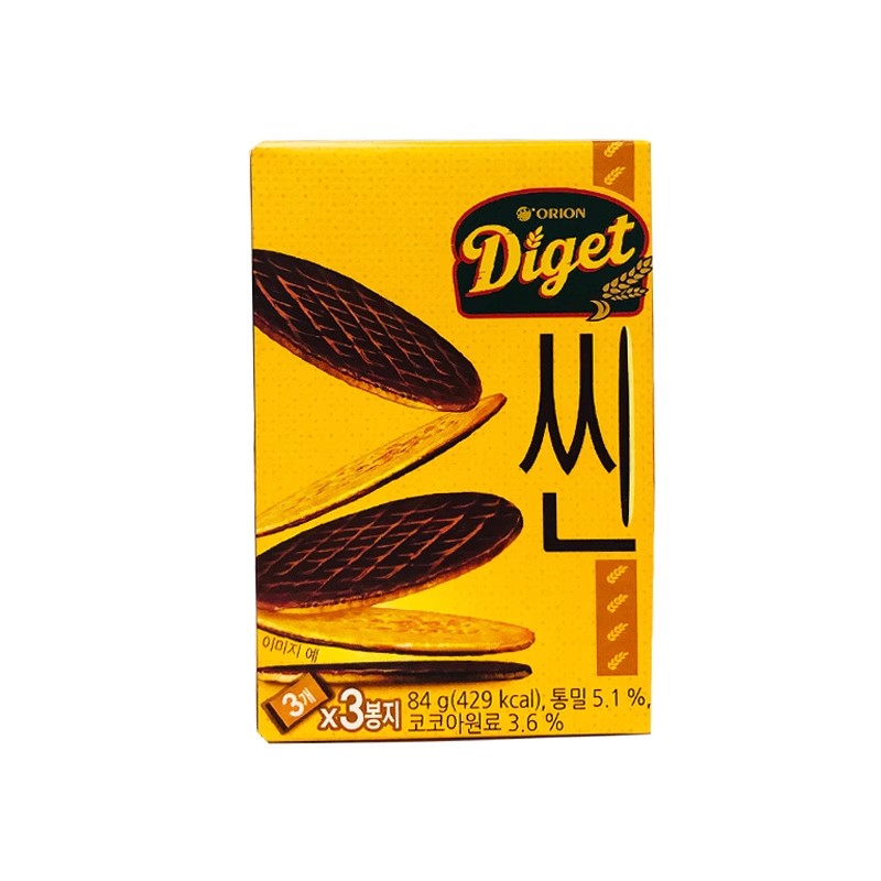 韩国进口零食好里头消化饼干84g