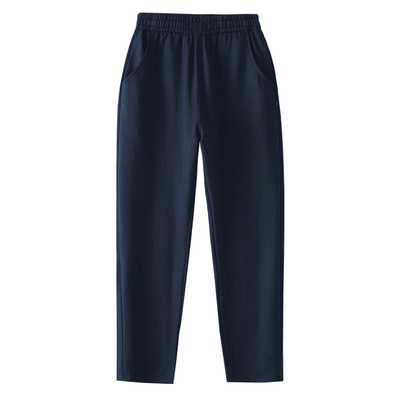 春秋男女童藏青裤子小学生校服