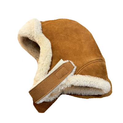 皮毛一体羊毛巴拉克拉护耳法帽