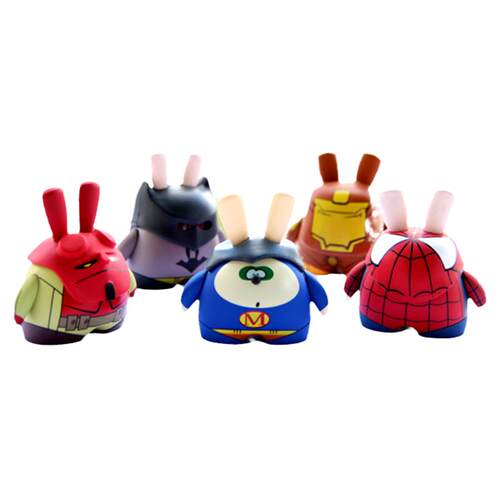 家居装饰摆件创意礼物面具熊玩具公仔卡通汽车中台摆件漫画英雄系