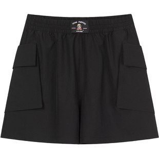 暇步士童装女童速干裙裤夏新品大童透气短裤宝宝儿童工装风短裤