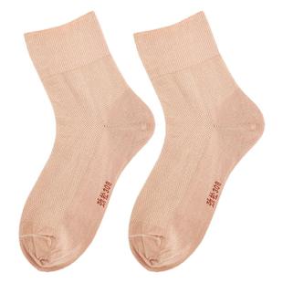 劲松308老年无痕袜夏季超薄网眼镂空纯棉松口袜子女大码不勒脚