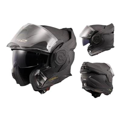 LS2碳纤维后空翻揭面盔FF901