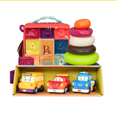 B.比乐警车赛车回力车男孩玩具