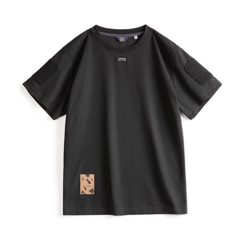 马登工装美式休闲蜂巢肌理短袖