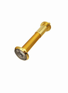 锌合金猫眼老式防盗门通用高清大视角门镜家用带后盖管径16mm