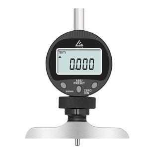 日本三量数显深度表0-30mm电子深度百千分表机械指针式深度规尺计