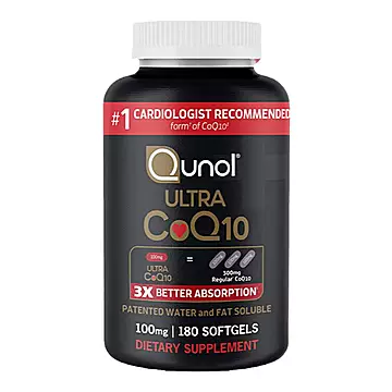 Qunol超级辅酶100mg 180粒 3倍吸收美国进口