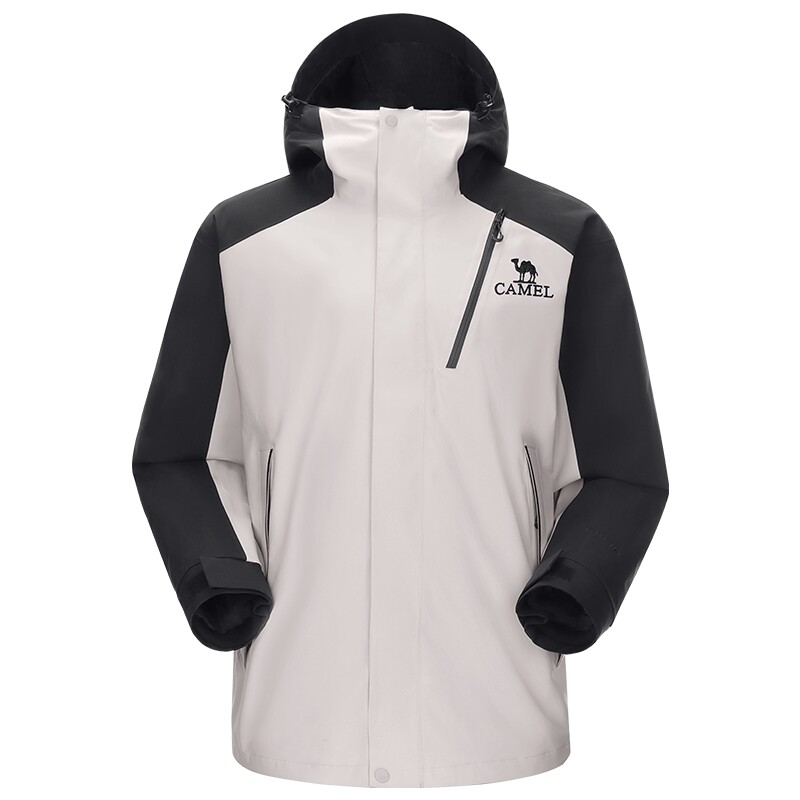 骆驼冲锋衣三合一女外套登山服装