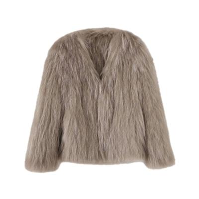 小香风人间富贵咖多色新款进口狐狸毛冬季皮草外套女年轻款加厚款