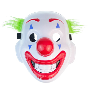 joker小丑面具全脸塑料恐怖万圣节DC影视道具化妆舞会派对PVC周边