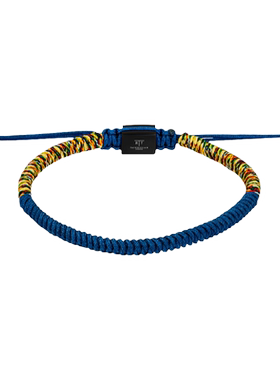 彩色花边编织手链情侣时尚手串