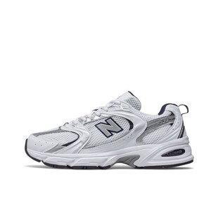 New Balance 530系列 轻便耐磨 时尚运动休闲跑步鞋 白银 MR530SG