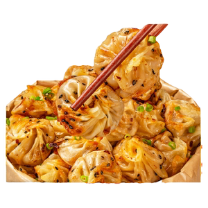 拇指生煎包商用快手早餐半成品速食食品水生煎包拇指空气炸锅食材