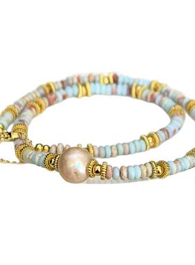 天然淡水珍珠项链女款轻奢小众