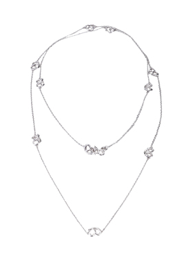 张天爱同款.惬意蛇珐琅项链饰品