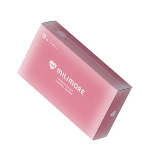 aisei爱谢milimore系列半年抛美瞳1片可爱少女狗狗眼隐形眼镜视客