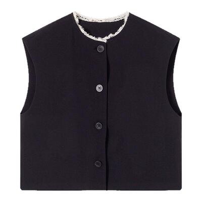 新中式马甲无袖上衣⻄装背心