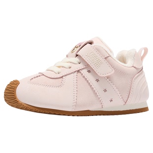 Teenie Weenie小熊童鞋女童加绒德训鞋男运动鞋儿童学步板鞋棉鞋