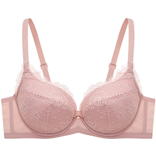 断码特价曼妮芬大杯大码文胸 透气薄款女士内衣 大胸显小承托包容