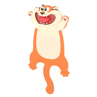 造物动人 原创国宝系列书签3D立体卡通动物搞怪熊猫虎年礼物萌虎