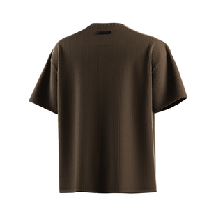 Monster Guardians N系列华夫格短宽落肩刺绣宽松休闲健身短袖男