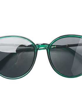 时尚墨镜大框绿色显瘦百搭太阳镜
