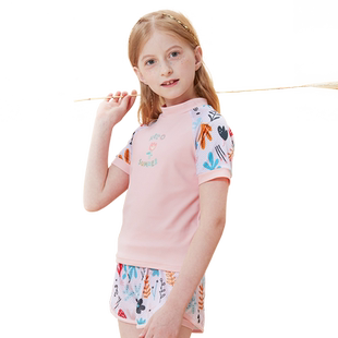 Keep儿童泳衣女童分体游泳女孩2026新款小中大童速干专业泳装温泉