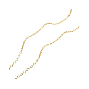 镀14k保色金8+O字链条2.5mm散链子手工diy耳饰品手链项链材料配件