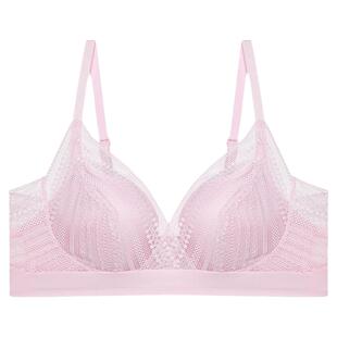 爱美丽IMIS商场春夏无钢圈小胸聚拢蕾丝舒适中厚杯文胸IM17BKT1