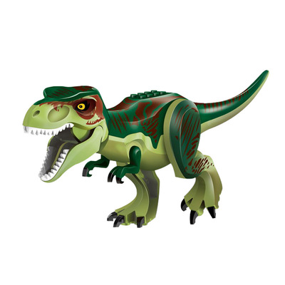 侏罗纪仿真拼装大恐龙可动积木