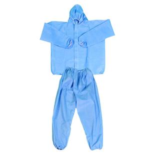 一次性防护服无纺布分体式工作服防尘带帽隔离服加厚透气防护衣服