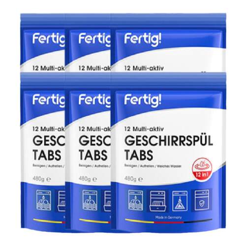 Fertig菲尼西德国进口洗碗块洗碗机专用漂洗剂洗碗盐粉 半年套餐