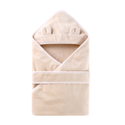 aengbay婴儿天鹅绒0-彩棉抱被