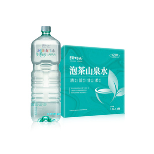 谦牧山专业泡茶山泉水山顶自涌活泉水1.8L*6天然低矿泉水