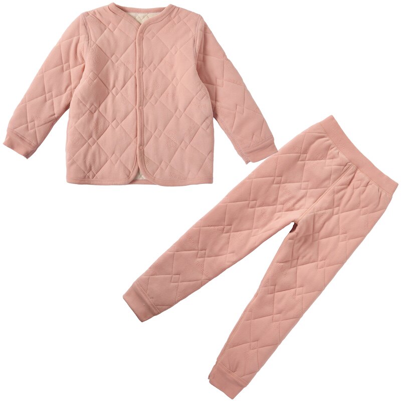 冬季女童校服内搭加厚保暖套装