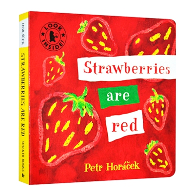 草莓是红色的英文原版绘本