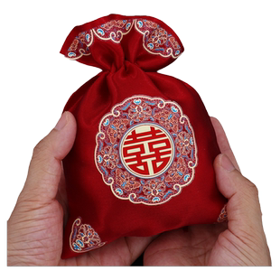 喜糖袋子结婚专用婚礼糖果袋布袋礼袋喜袋婚庆喜糖盒子回礼包装袋