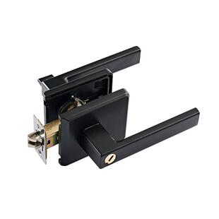 卫生间门锁通用型长虹玻璃门锁铝合金门把手1618极窄磁吸厕所门锁