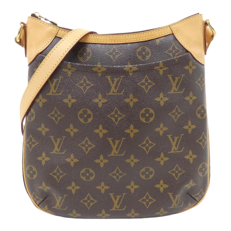 中古LV路易威登老花斜挎女包