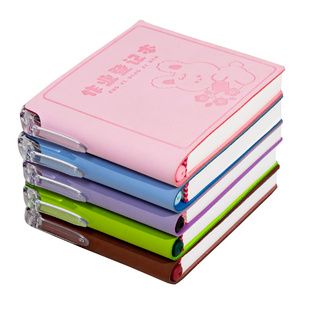 迷你作业登记本小学生专用高颜值记作业小本子三年级一年级抄写课堂作业随身便携笔记本子记录本女孩