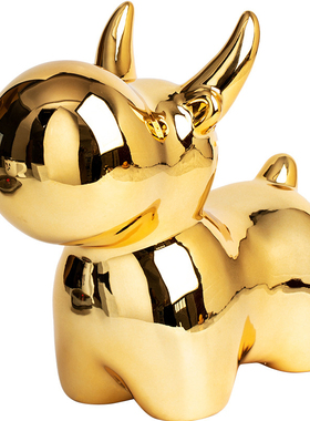 JOJO'SL.PD摆件北欧风金色陶瓷