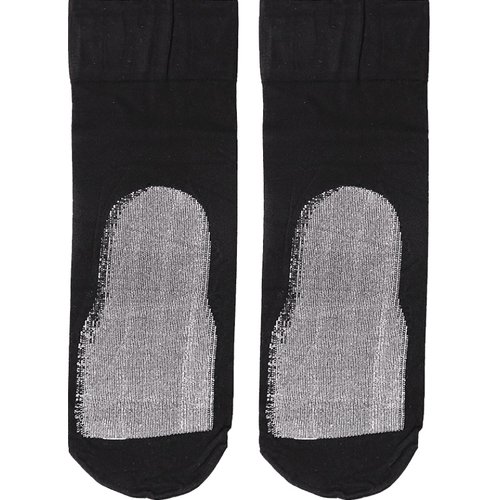 MANZI 42001 曼姿正品100D竹炭防滑底女士短袜不透肉短丝袜厚袜子