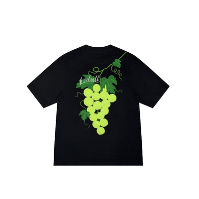 KZDALL葡萄网球毛巾绣短袖美式