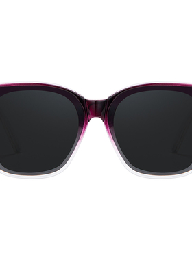 可折叠近视专用渐变紫色墨镜套镜女款可以套在眼镜上的外配太阳镜