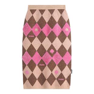 LALABOBO24年夏季半身裙女原创新款JK流行格子中长裙LBDC-WXZQ15