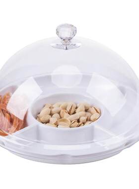 水果试吃盘分格带盖食品展示