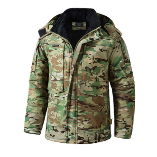 冬季迷彩防寒服男加厚户外工作棉衣冷库保暖作训暗夜棉服劳保棉袄